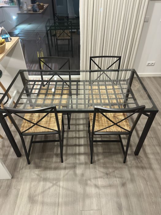 Conjunto refeiçao - 4 cadeiras