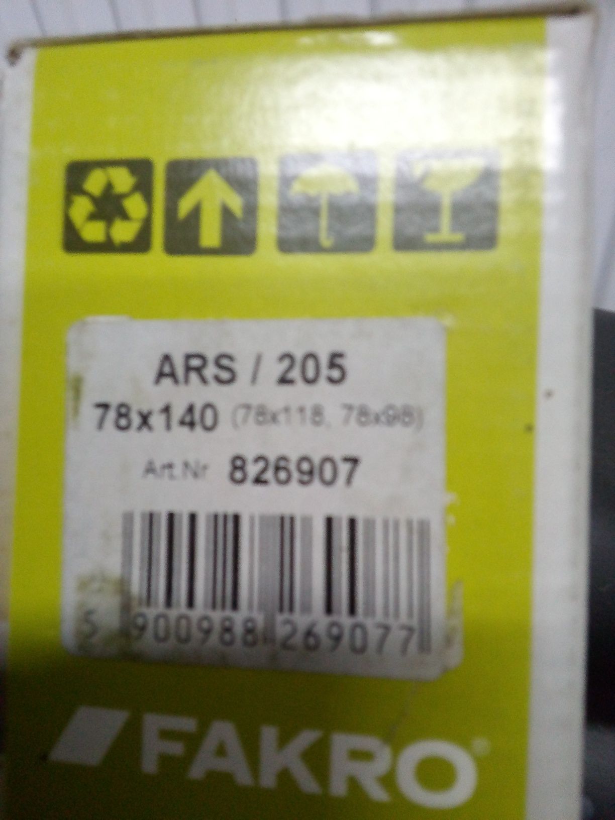 Fakro Roleta ARS/205 78X140