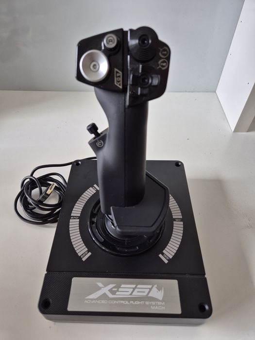 Logitech / Saitek X56 Rhino HOTAS – joystick + przepustnica – bez kart