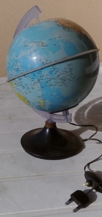 Globo vintage c luz ano 1950 original space age