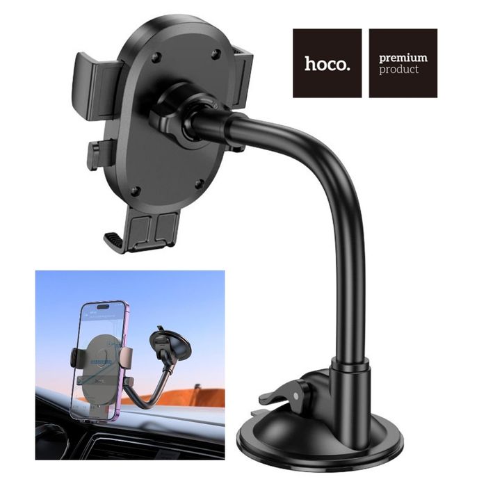 Держатель Hoco H20 крепление авто тримач скло торпедо