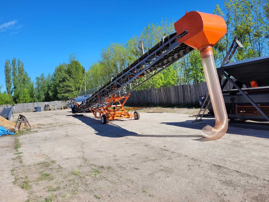 Транспортер для портов, Мобильный конвейер зерна, конвейер, погрузчик