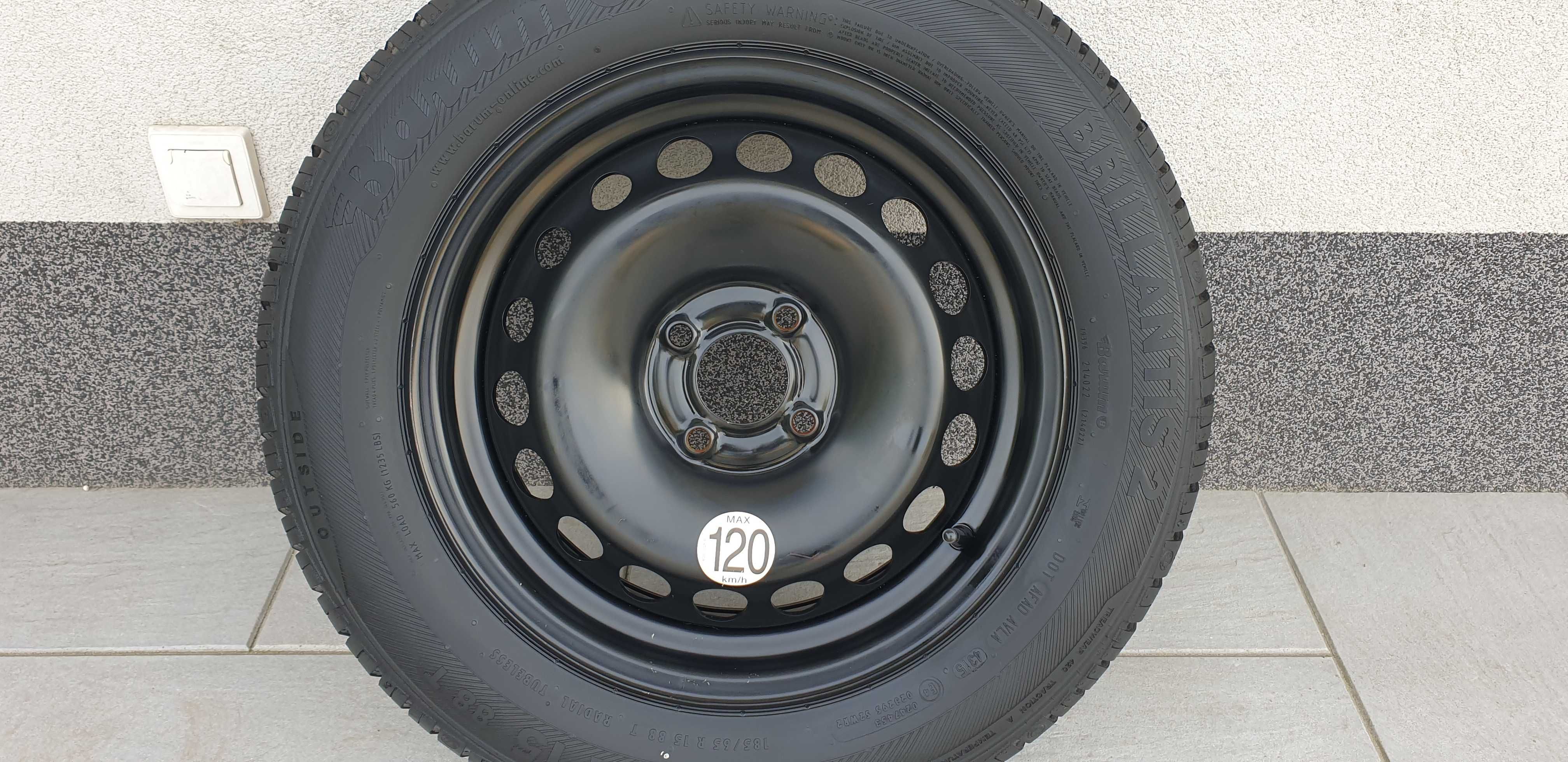 Dacia Lodgy Sandero KOŁO ZAPASOWE Zapas 185/65 R15 4x100