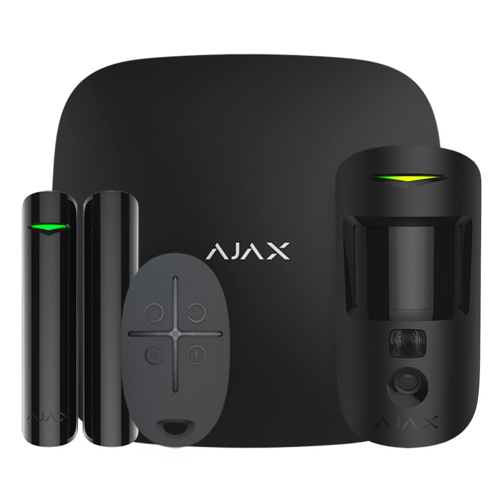 ХИТ!Беспроводная сигнализация AJAX Starterkit cam с камерой GSM