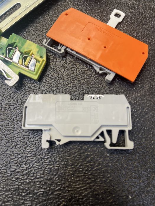 Zestaw 10 sztuk Złączka przelotowa wago 2,5 mm2