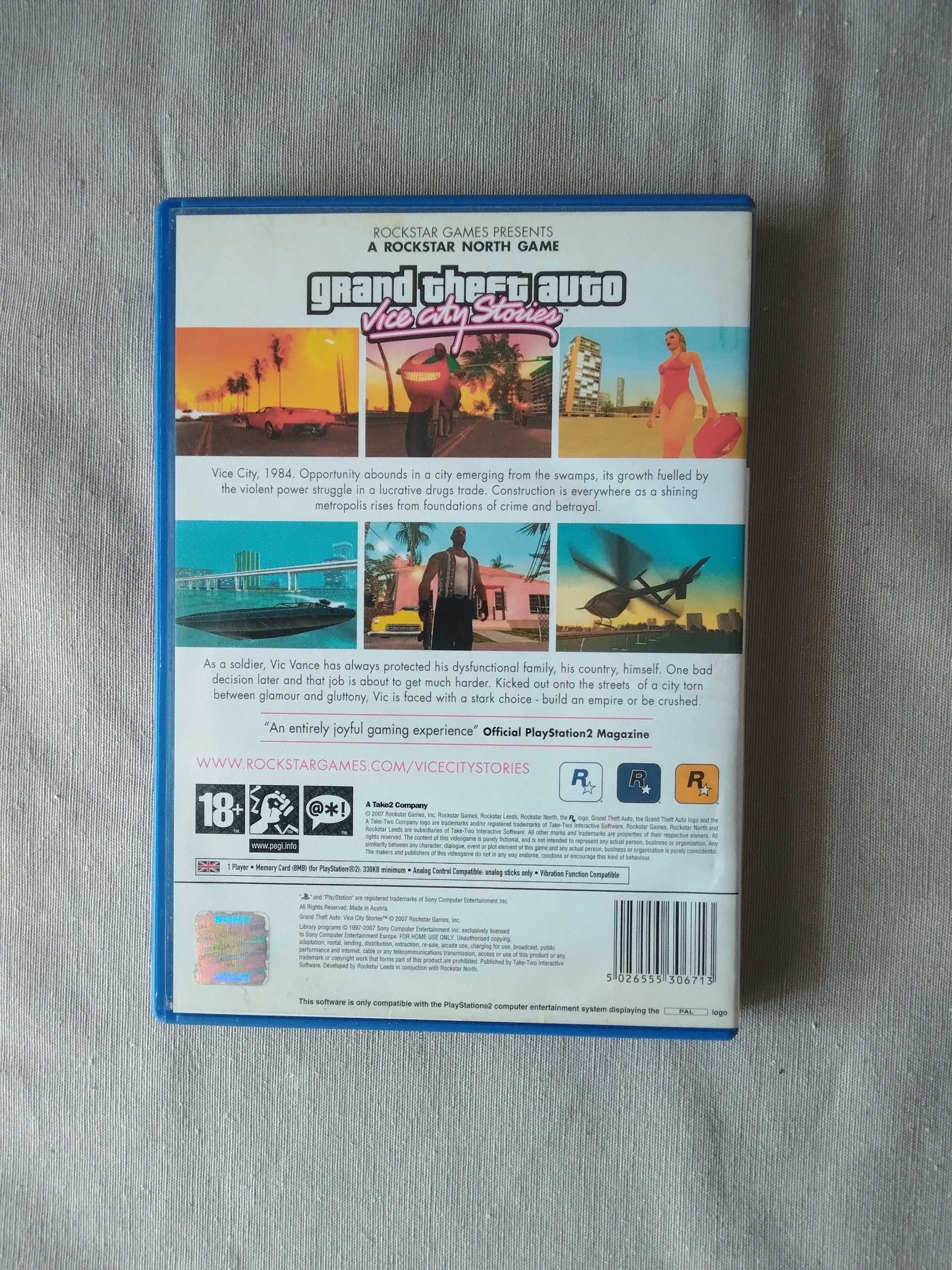 GTA Vice City Stories completo para PS2