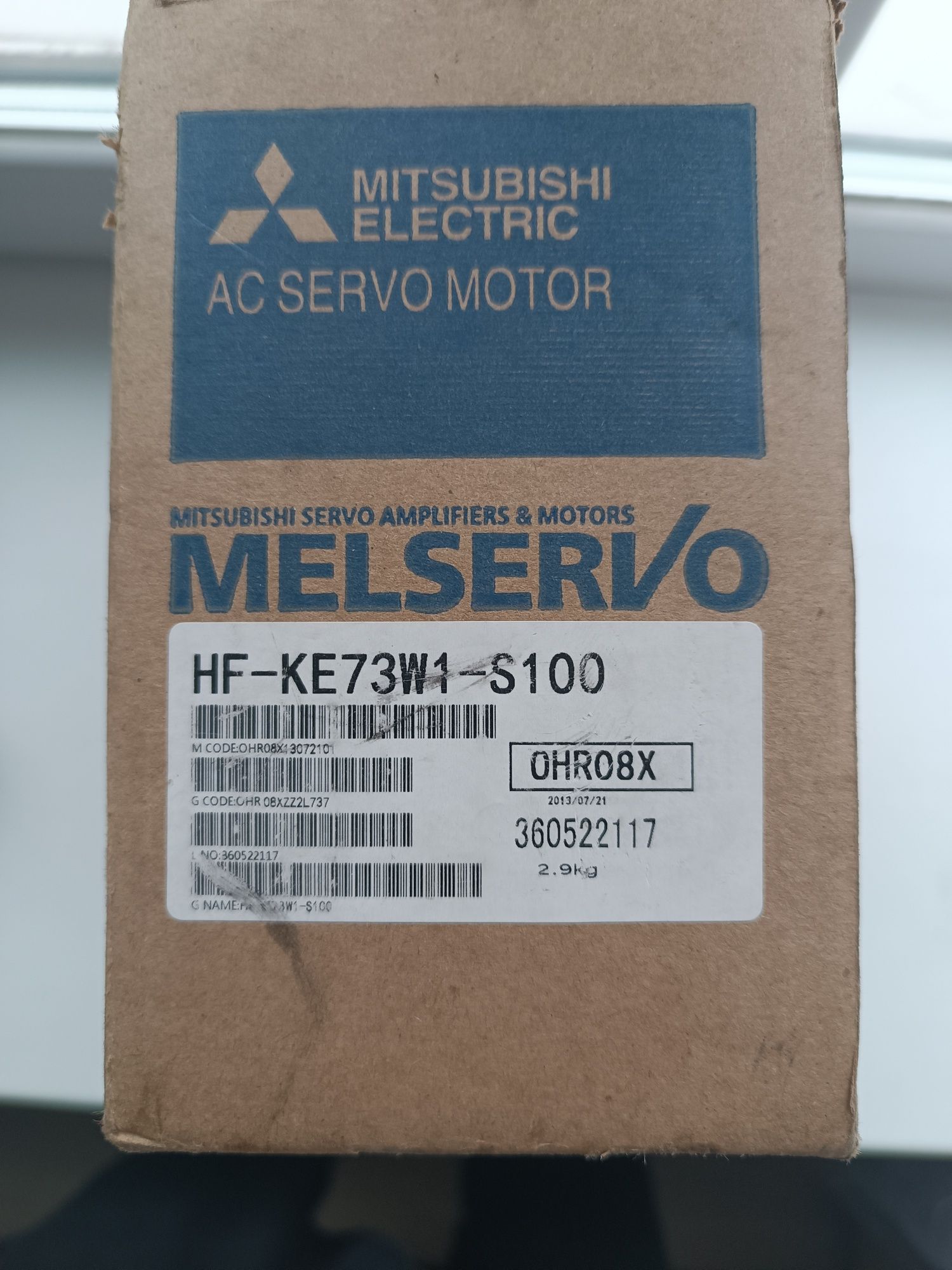 Серводвигатель mitsubishi HF-KE73W1-S100