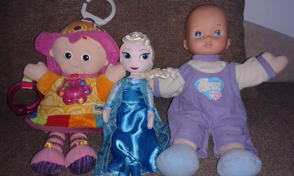 Lalka bobas przytulanka szmacianka Elsa Kraina Lodu zabawki dziewczynk