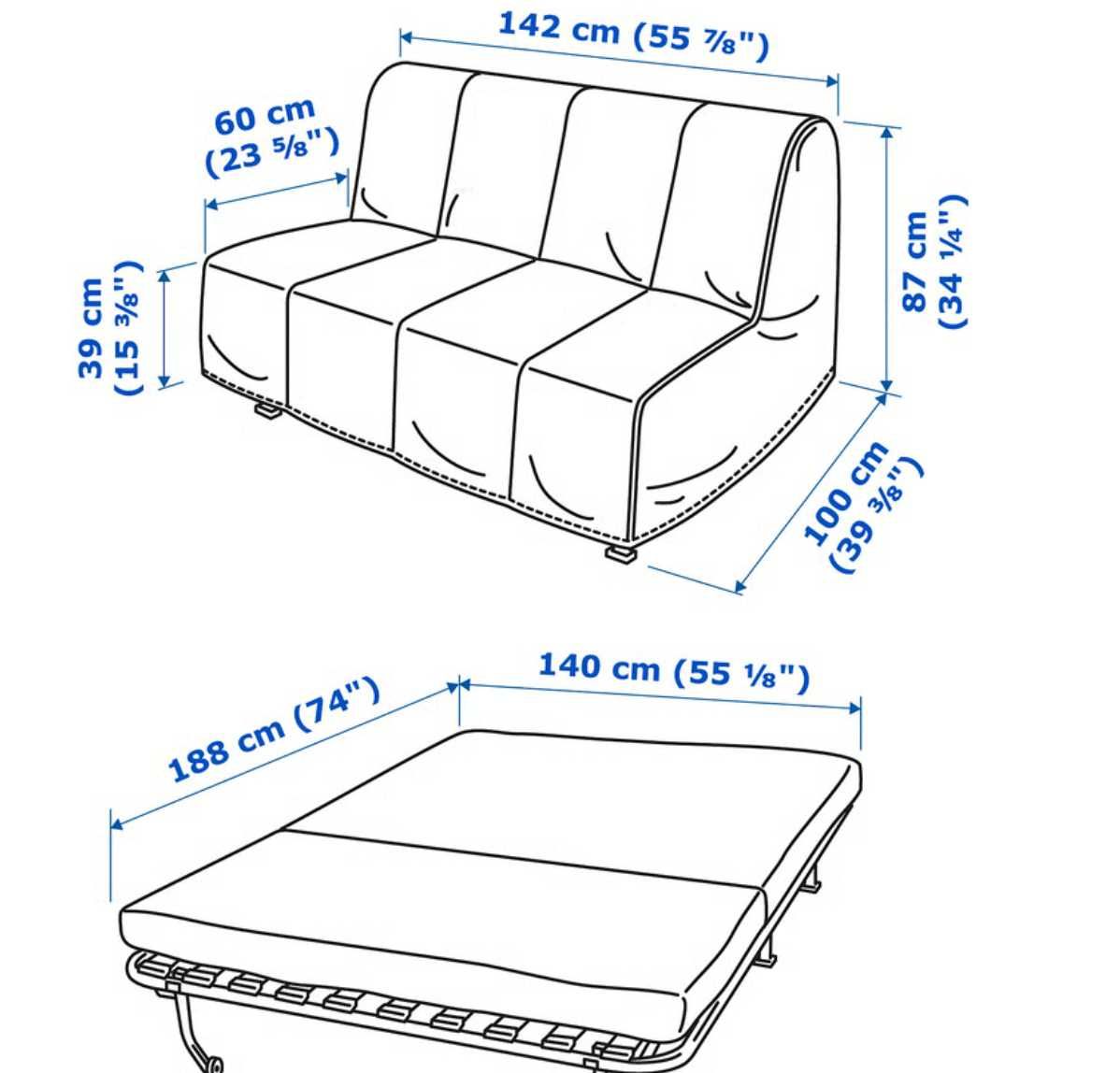 Sofa - Cama 140cm