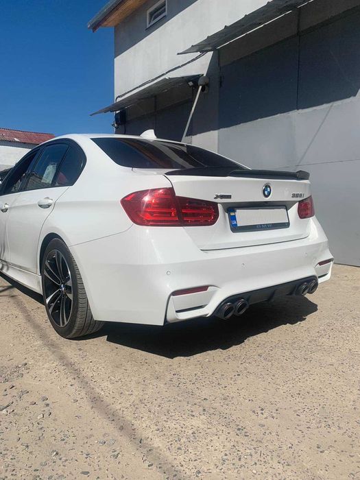 бмв ф30 спойлер м4 bmw f30 лип спойлер накладка тюнинг