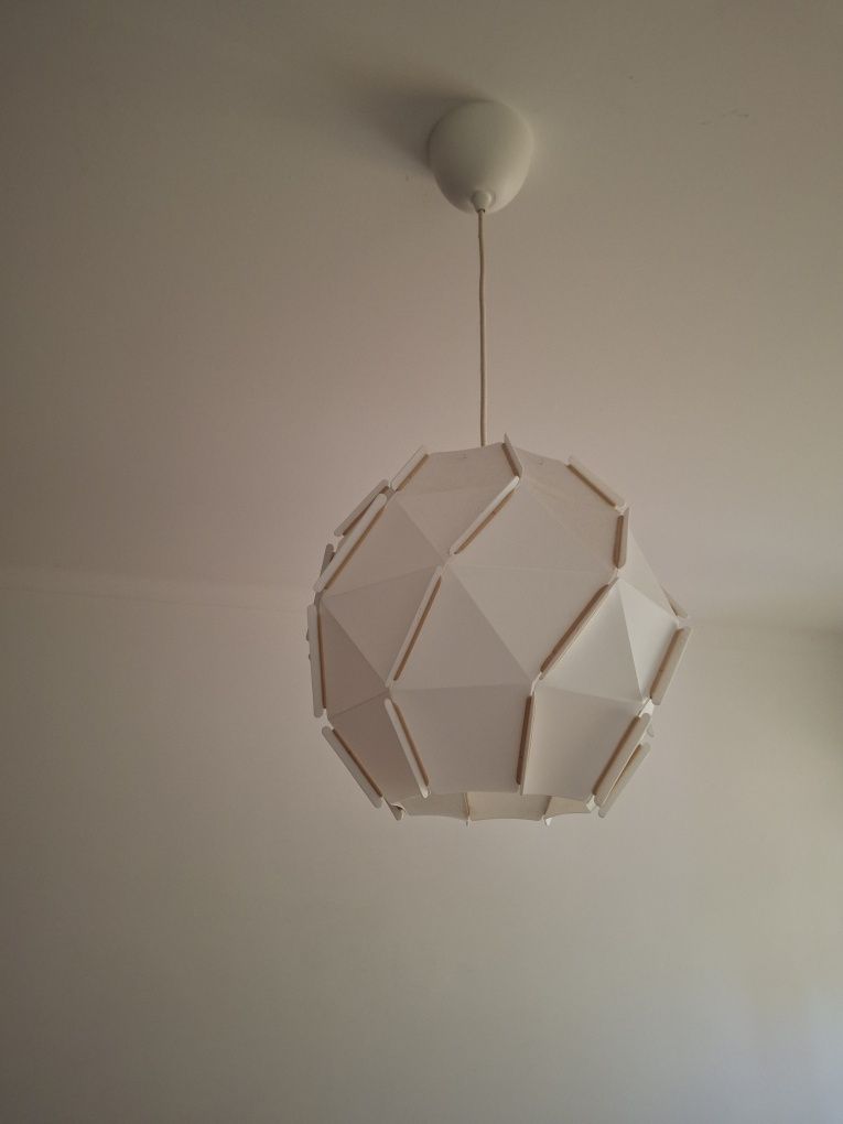 Candeeiro suspenso IKEA branco