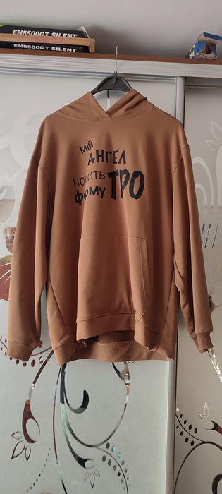 Продам худи "мій ангел носить форму тро"
