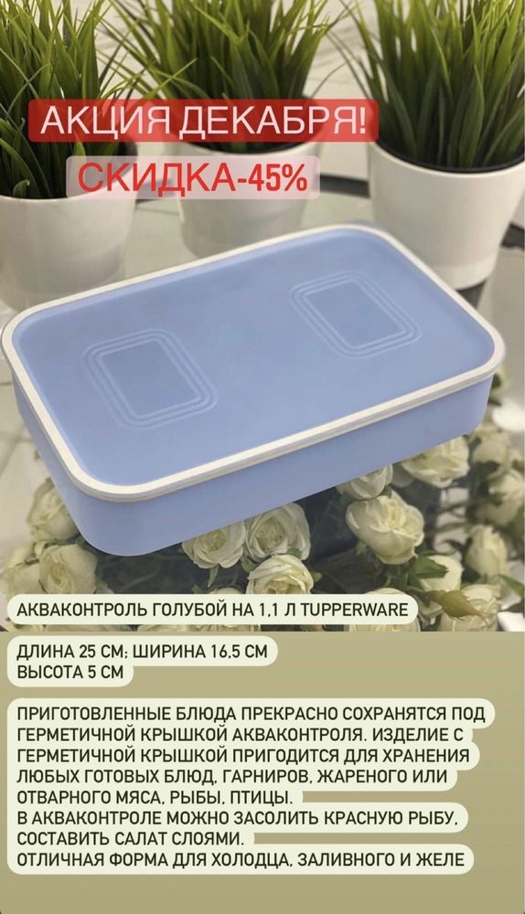 Акваконтроль 1.1 л Tupperware