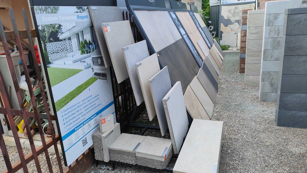 Płytki ceramiczne płyty gresowe gres taras cermika 2cm tarasowe płyta