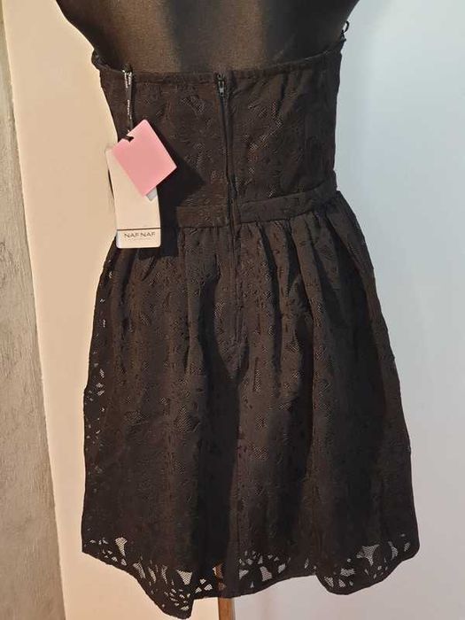 150 Koronkowa sukienka koktajlowa Naf Naf r.40