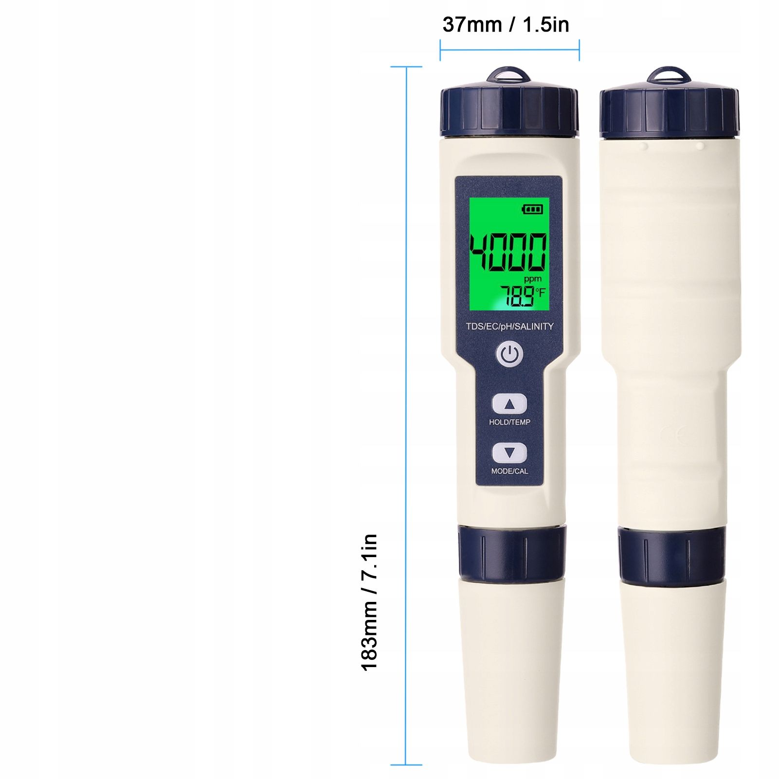 Miernik Tester Jakości Wody 5W1 Ph Ec Tds