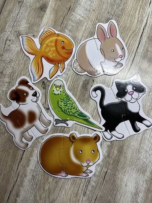 Пазли половинки великі