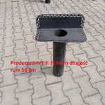 Wpust fi 90 fi 100mm dachowy attykowy IVT długośc rury 50cm