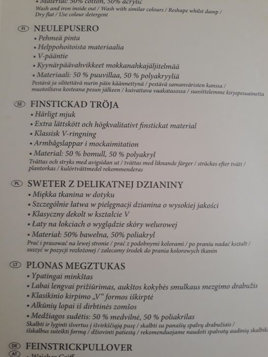 NOWY - Męski sweter rozmiar M 48/50