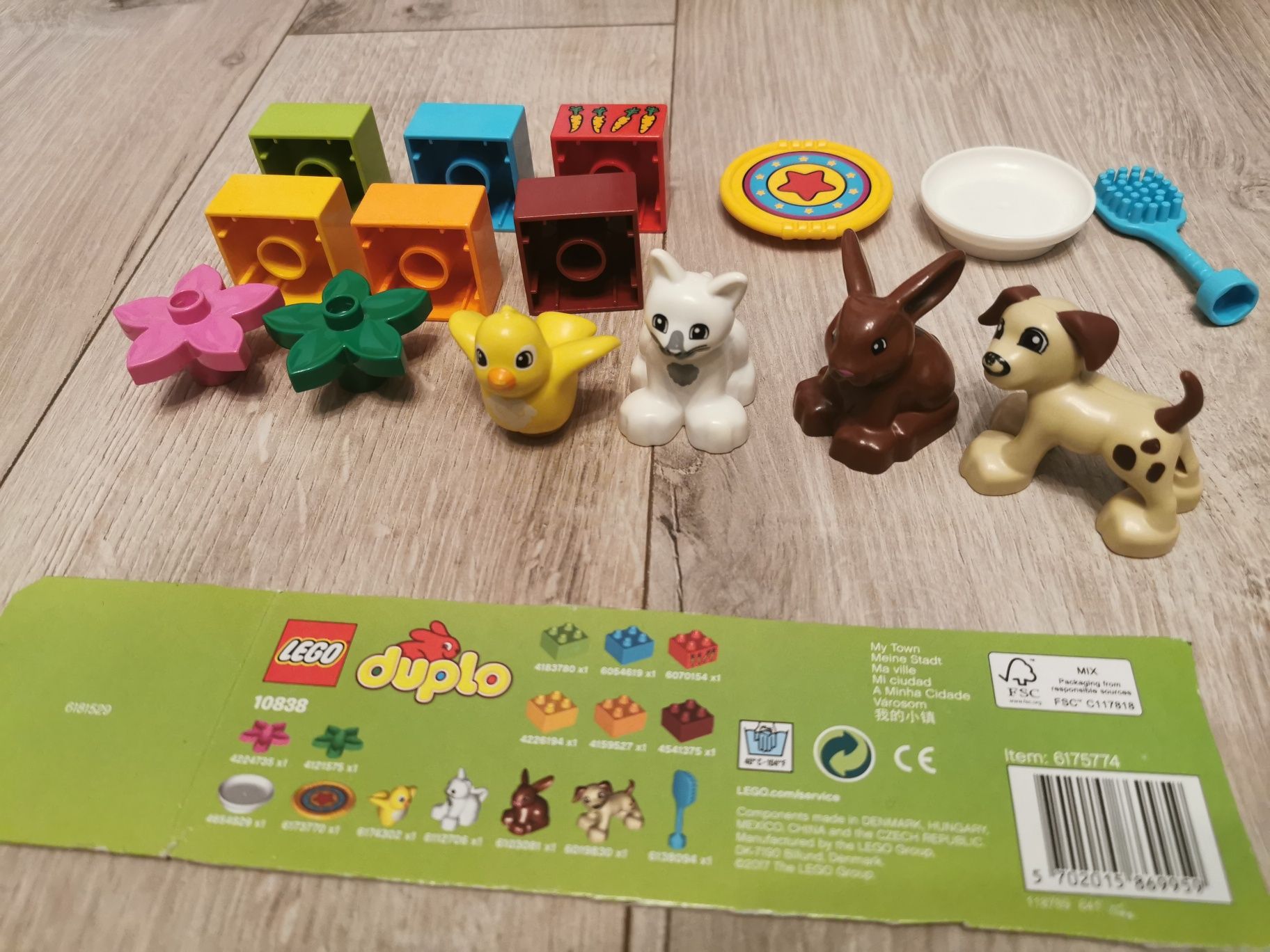 Lego Duplo zwierzęta domowe 10838