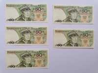 Banknoty PRL 50 zł 1988