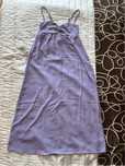 Fioletowa sukienka letnia midi H&M 34/XS