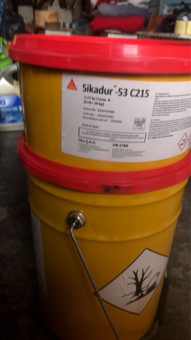 Клей Вязкая эпоксидная смола для инъекций Sikadur-53 (A+B) green 18 кг