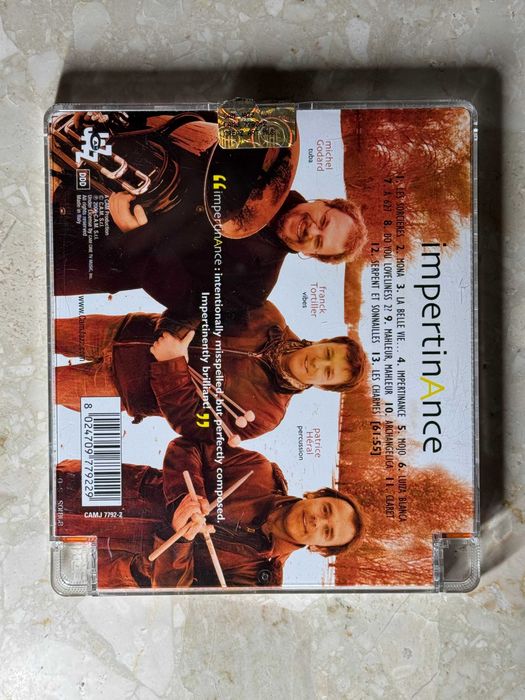 Franck Tortiller, Michel Godard, Patrice Heral: Impertinance (CD)