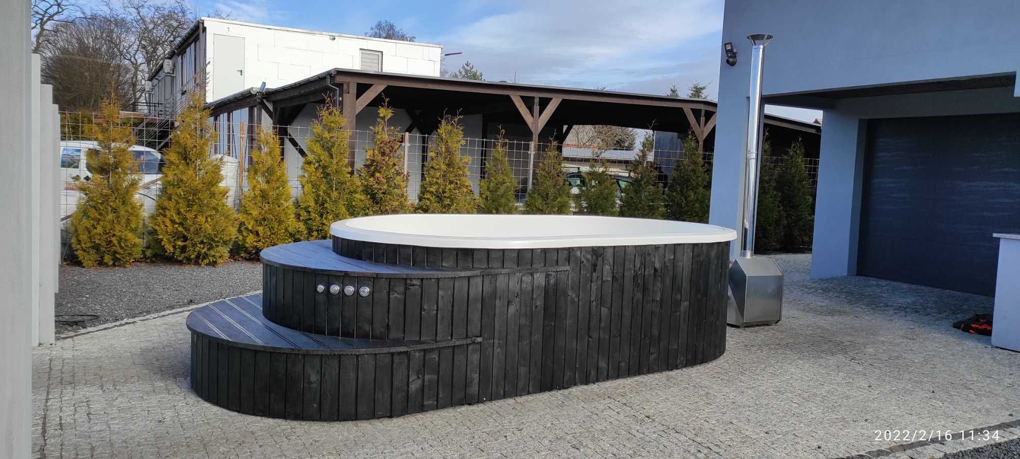 BASEN bez prac ogrodowych 600cm x 255cm x 120cm, jacuzzi, balia