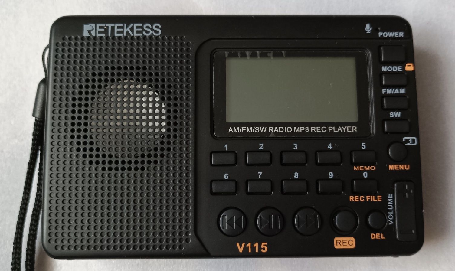Лучший радиоприёмник - RETEKESS V-115 + Type-C/MP3-плеер/Диктофон