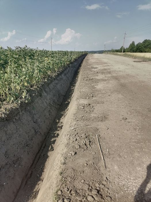 послуги ескаватора копаємо фоси, канави