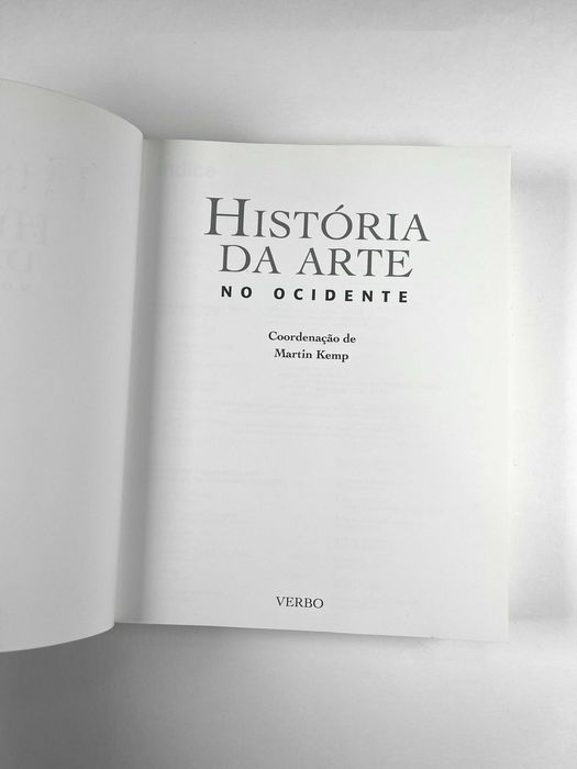 História da Arte no ocidente Martin Kemp 2006 Livro