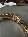 Браслет Bvlgari Serpenti Viper Full Pavé Diamond Bracelet 18K Yellow G