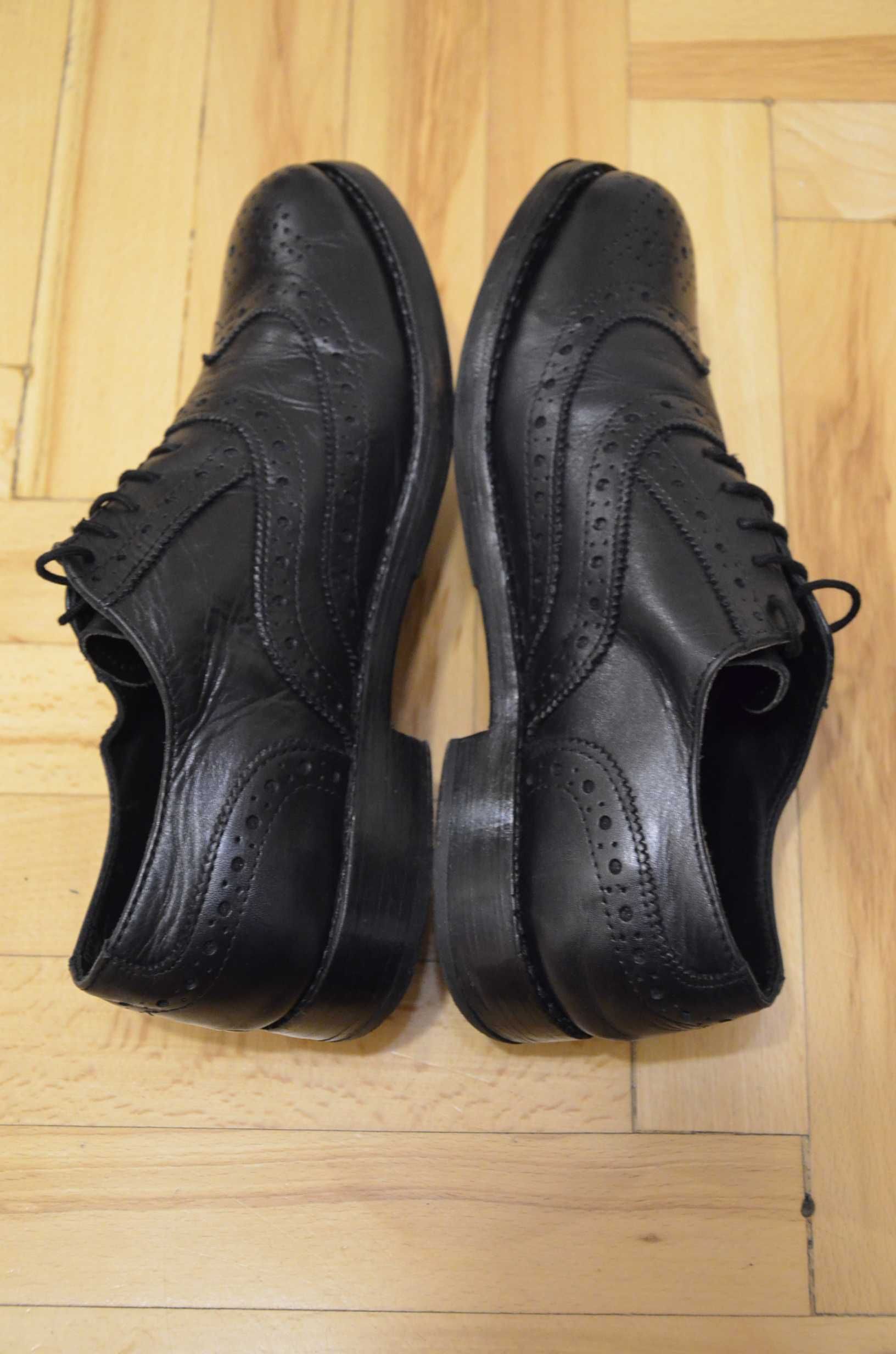 Buty brogsy Ask the missus 41 wkł.27 skóra pancerne obuwie