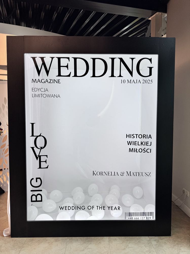 Fotobox magazyn vogue wedding