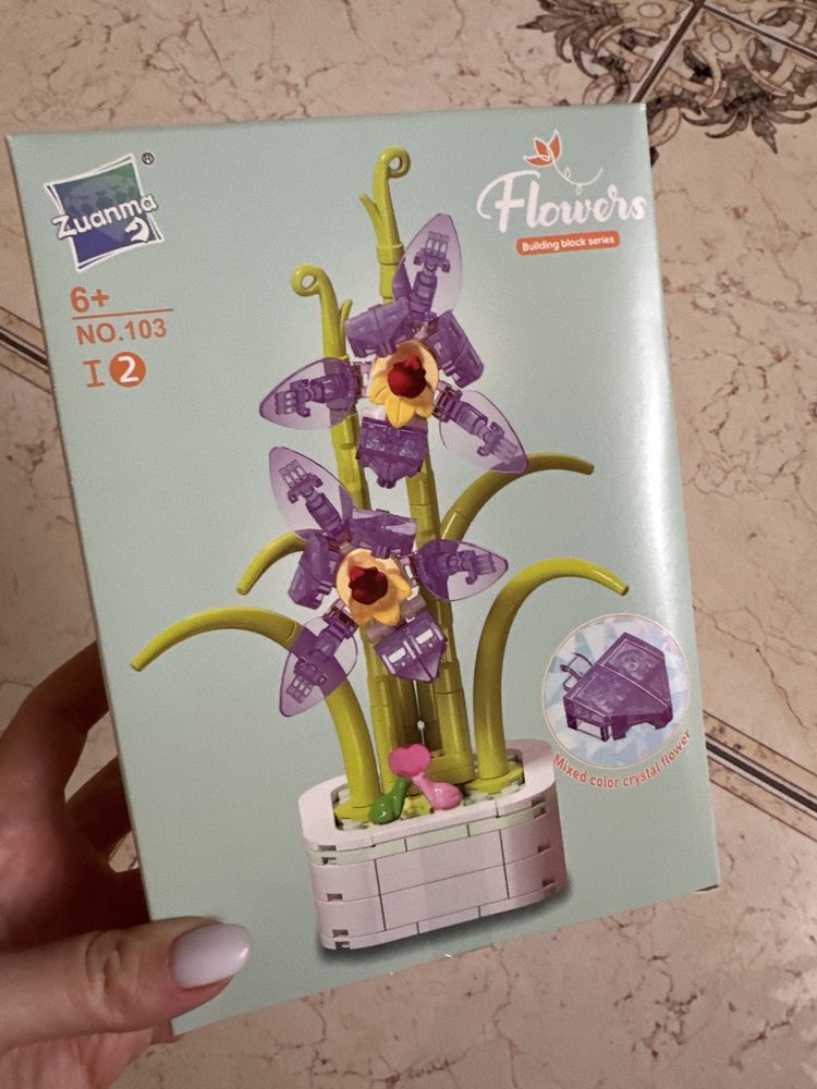Конструктор квіти, лего квіти, Lego flowers