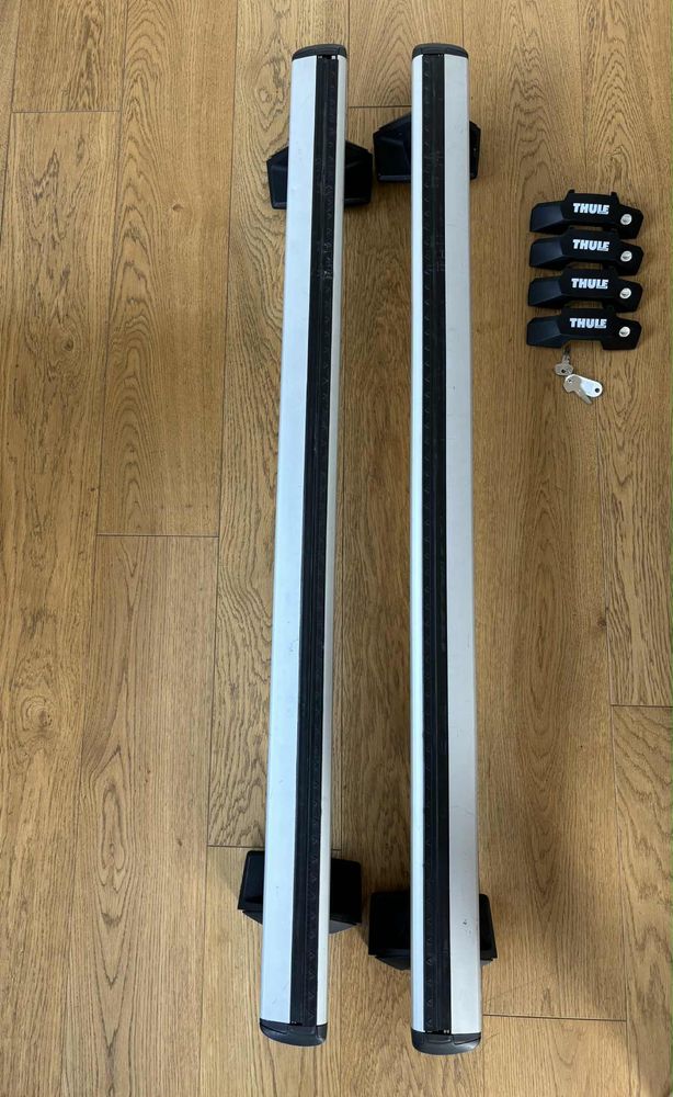 Zestaw belek Thule Wingbar + stopy Evo Clamp 7105