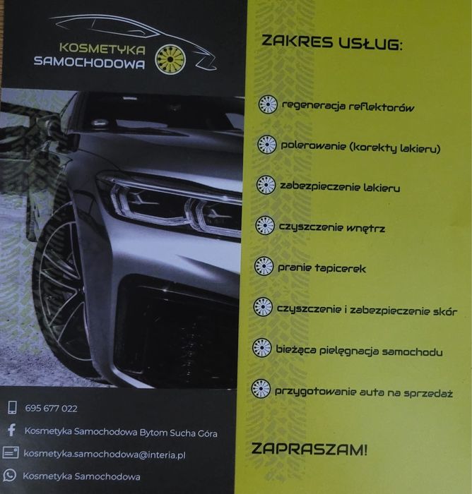 Kosmetyka Samochodowa - Czyszczenie oraz Zabezpieczanie Pojazdów