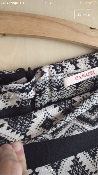 Mini spodniczka we wzory azteckie