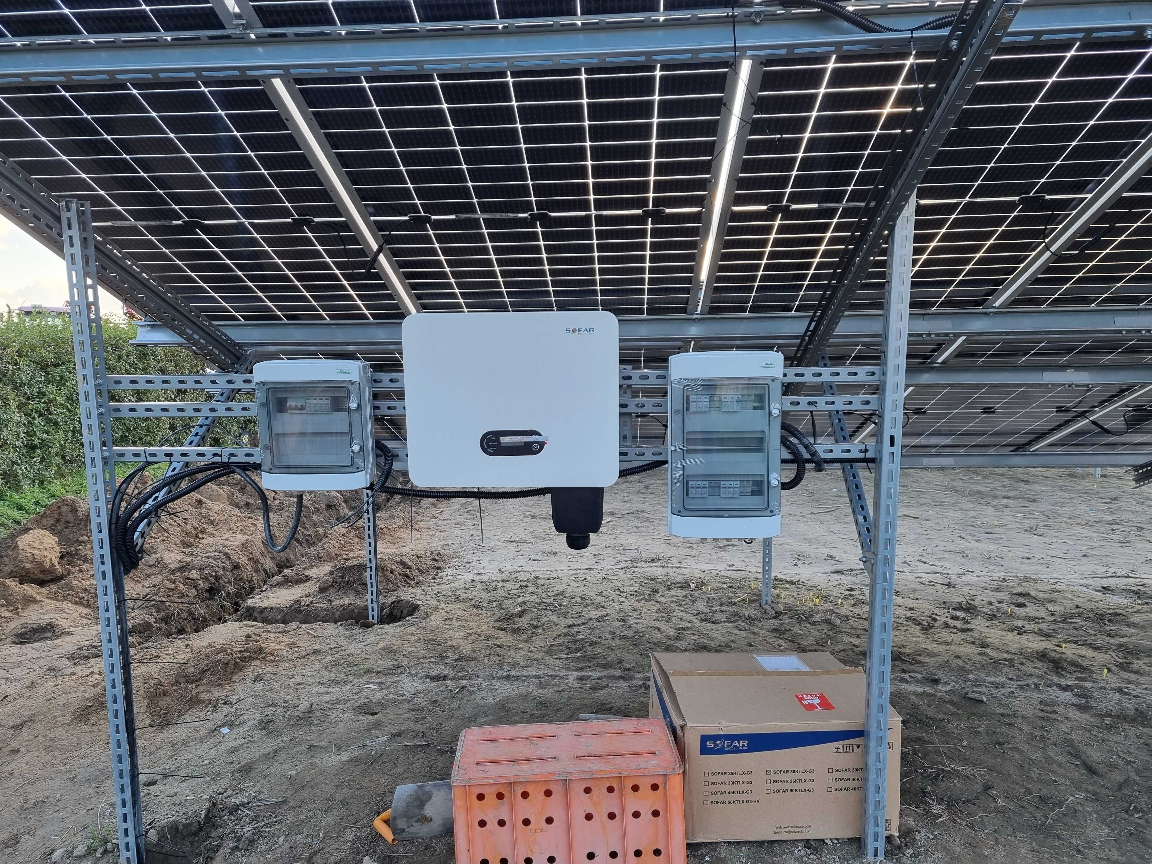 Instalacja fotowoltaiczna Longi 580W bifacial inwerter Foxess