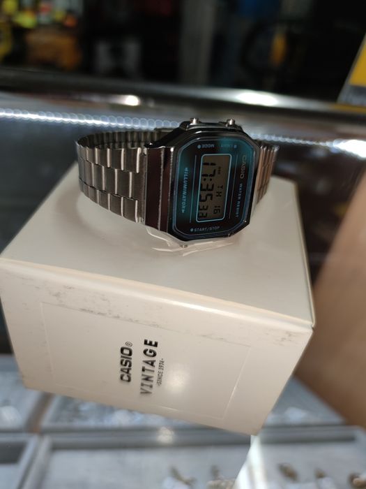 Zegarek męski Casio Vintage A168WEM-2EF jak Nowy Gwar. Madej Tarnów