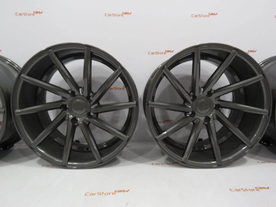 Jantes Look Vossen CVT 19 8.5+9.5 et35 5x112 Antracite
