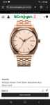 Relógio Nixon Rose Gold