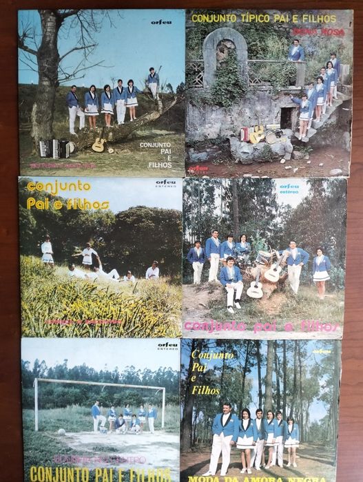 Disco de vinil singles Conjunto Pai e Filhos