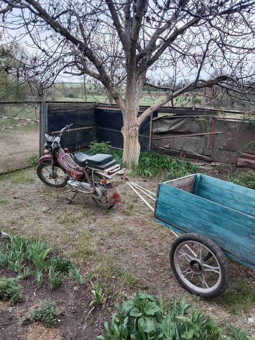 Мопед Дельта з причепом