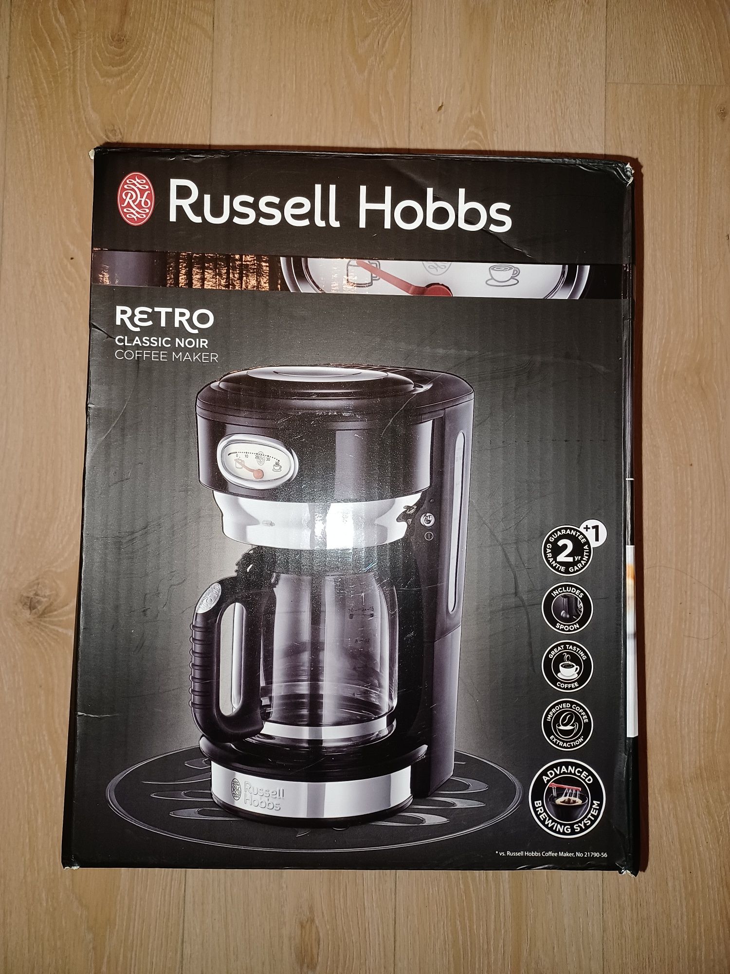 Russell hobbs retro classic noir ekspres do kawy przelewowy