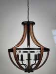 żyrandol styl farmhouse lampa sufitowa  styl rustykalny