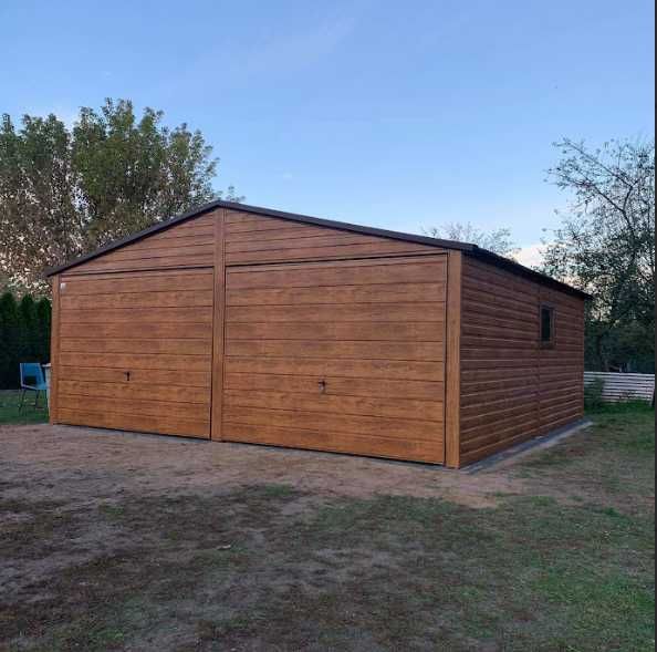Garaż blaszany dwustanowiskowy 6x5, blaszak,magazyn,hala blaszana,Raty