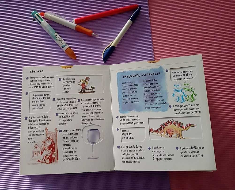 Livro infantil cartonado ”Factos Fenomenais Divertidos” Edicare Lda