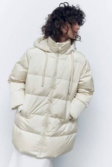 Пуховик Zara женский